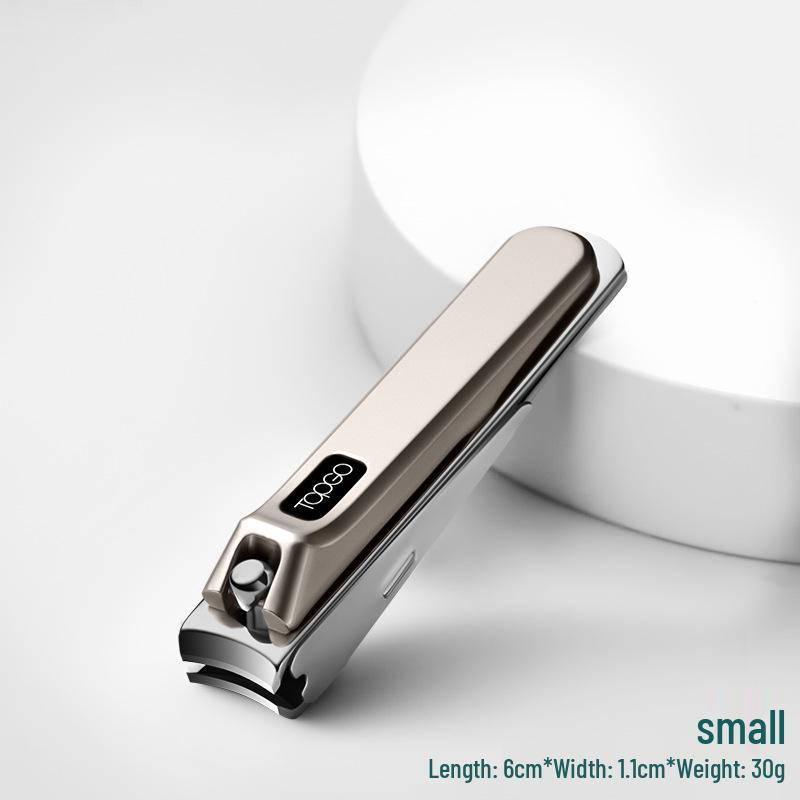 

Премиальный большой кусачки для ногтей с косым краем и защитой от брызг - Продвинутый инструмент для маникюра, Одиночная упаковка