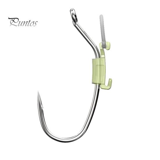 10/20/30Pcs Luminous Live Shrimp Fixing Hook Heavy Duty Metal Barbed Fishhook Freshwater Saltwater Catfish Bass Fishing Hook Fishing Accessories