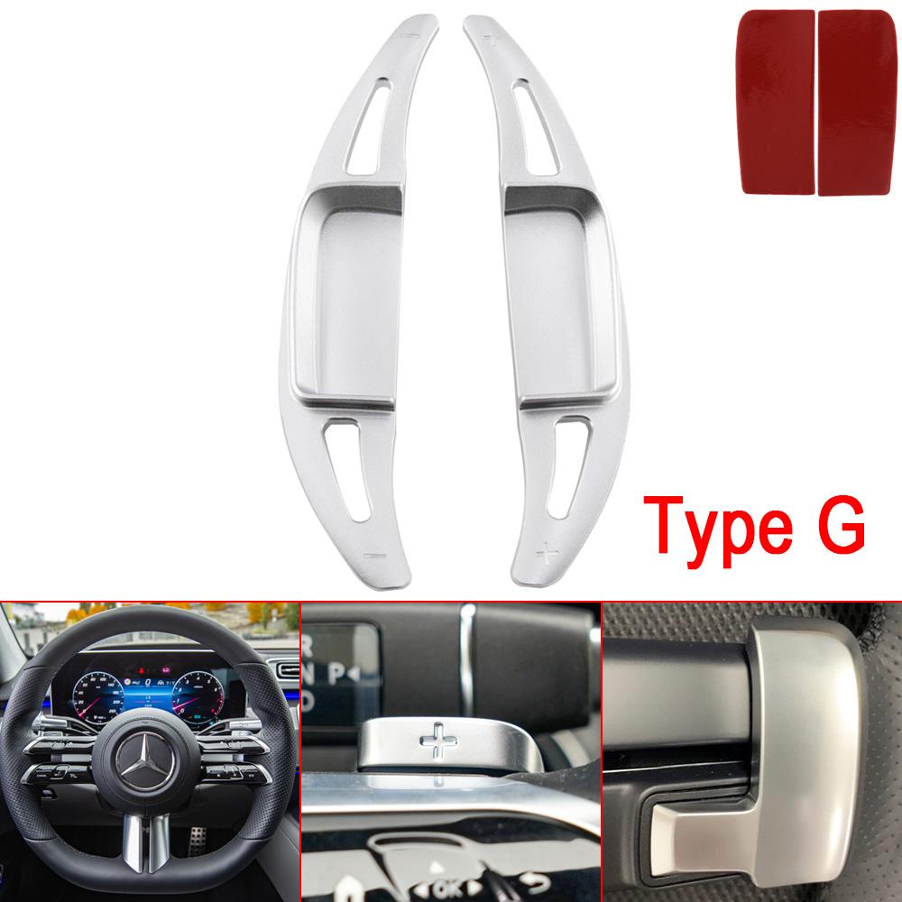 Shifter Paddle For Mercedes Benz 2022 C E Class W206 W223 C180 C220d All-Terrain AMG Line Car Steering Wheel DSG Shift Extension