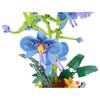 Blue Orchid Flower in a Pot Construction Blocks to be Stacked 581 pcs.