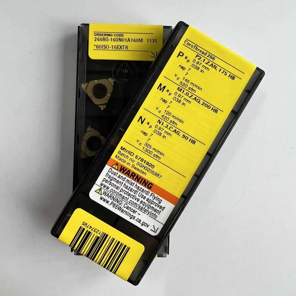 Original Sandvik / 266RG-16UN01A160M 1135 /Carbide CNC Blade 10 PCS