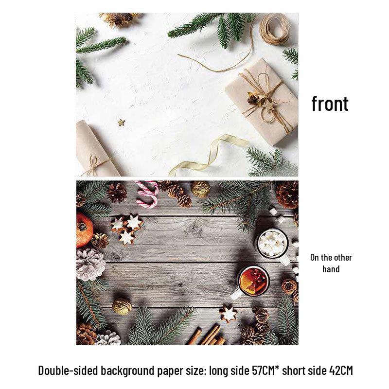 Double-Sided 3D Photo Backdrop for Food Photography and Still Life Props