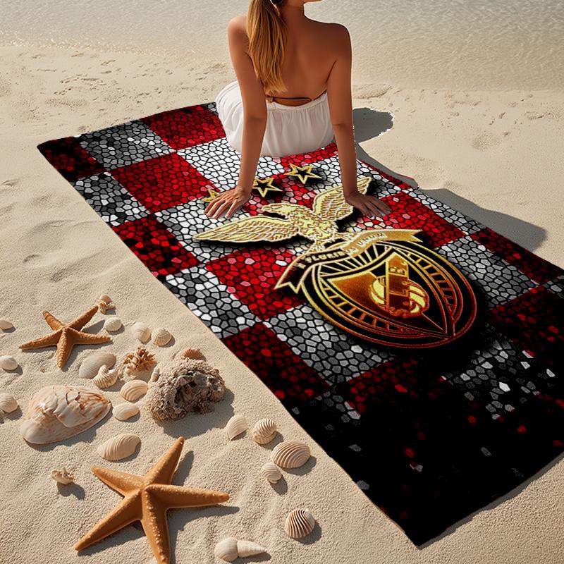 Football Club Eagle Beach Towel, Super Soft Microfiber, Gift for Her/Him, Birthday, for Pool, Beach, Travel, Home Decor Fan gifts