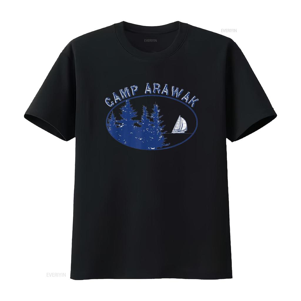 Camp Arawak T Shirt Retro Summer vintage Washed homme Soft Casual Unisex designer clothes fashion Versatile Slightly streetwear