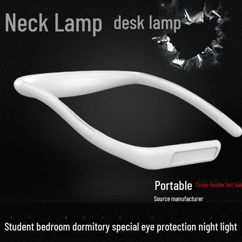

Портативна світлодіодна лампа на гнучкій ніжці з USB-зарядкою для захисту очей - Ідеальна для спальні, гуртожитку та використання на вулиці білий