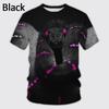 Summer Snake Tshirts for Men 3D Printing Animal T Shirt Casual Fashion Hip-Hop Cool Round Neck Short Sleeve Top