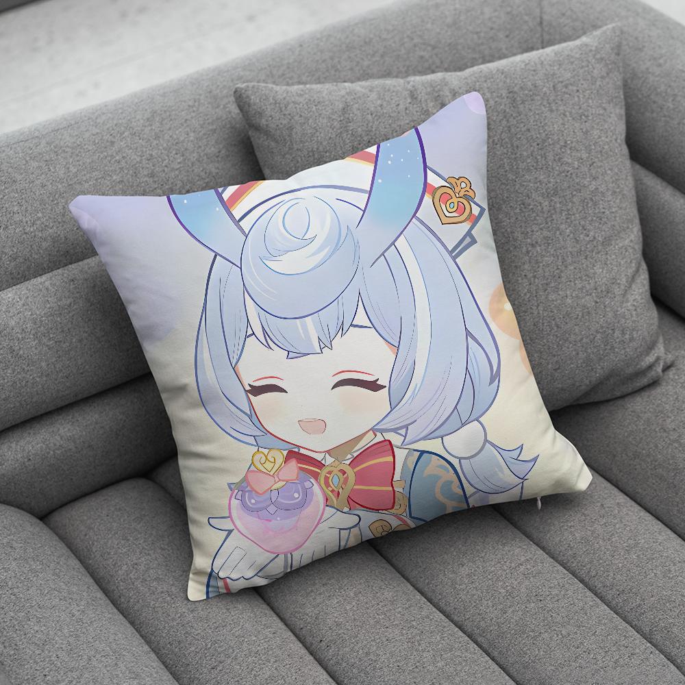 GGenshin Impact Sigewinne Pillow Case Soft Cushion Cases for Farmhouse Sofa Decor Home Decorations and Protector
