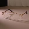 Metal Rimless Classic Square Sunglasses Women Men  Designer Personality Sun Glasses Female Male Colors Mirror Sun Glasses