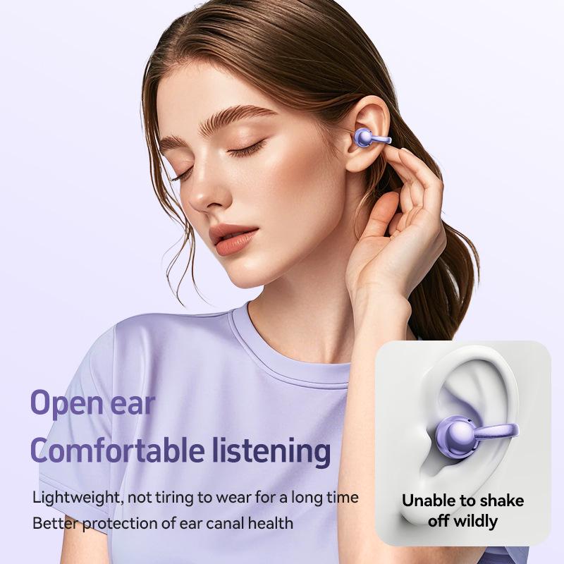 Wireless Non-In-Ear Bluetooth Earbuds, Open-Type, Comfortable Wear, No Pain