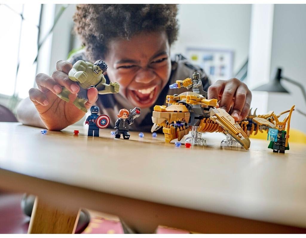 LEGO конструктор Космический корабль Marvel – Мстители против Левиафана (76290)