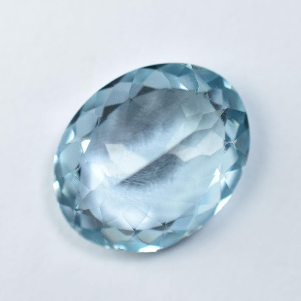 Natural Blue Aquamarine Gemstone 8.15 Ct Authentic Gift Ready Certified Gemstone