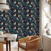 Tigers, Cranes and Sloths Wallpaper for Living Room and Bedroom 50x1000