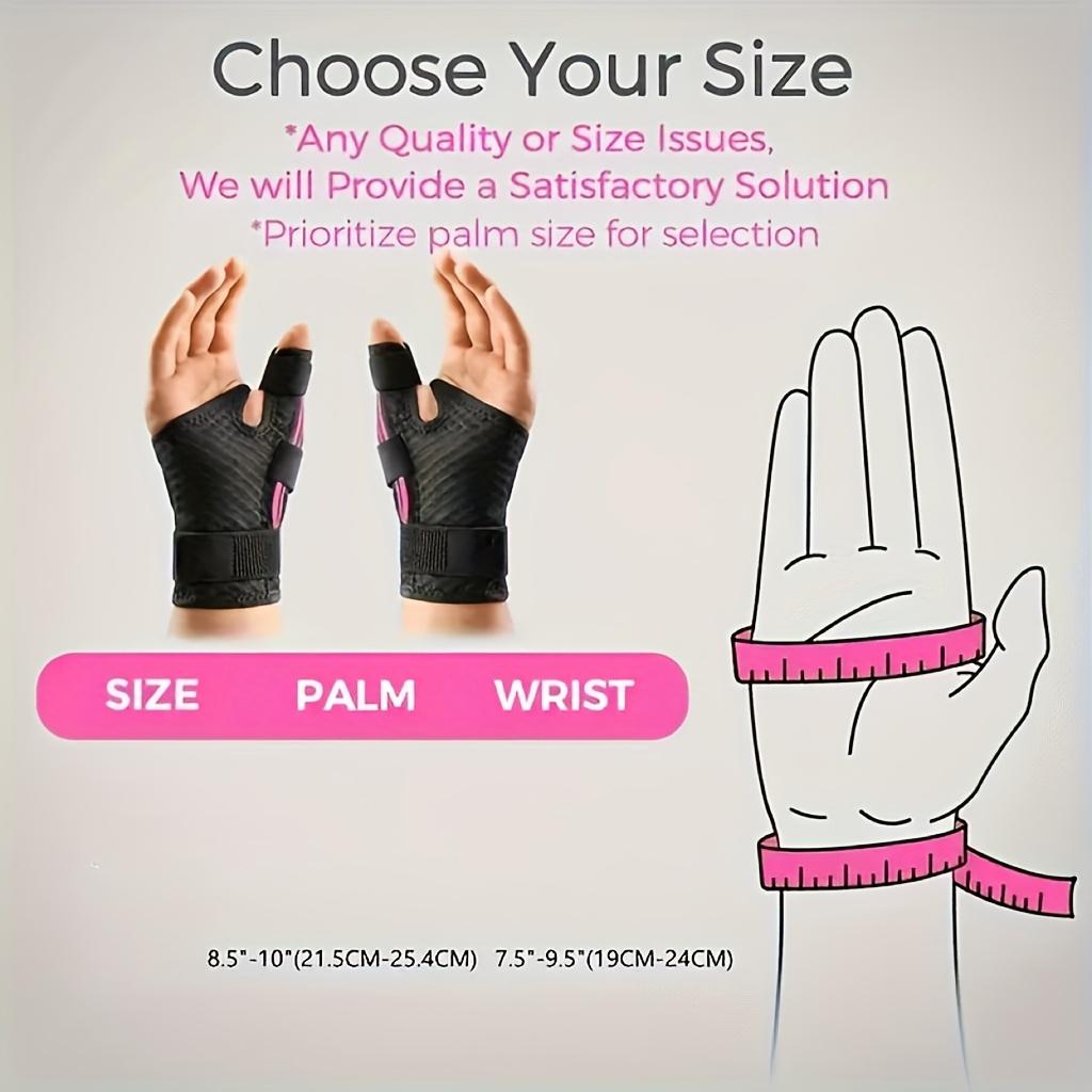 2 Stück ergonomische Daumenbandage für die rechte oder linke Hand bei Arthritis-Schmerzen und zur Unterstützung, Daumenschiene für Schnappfinger
