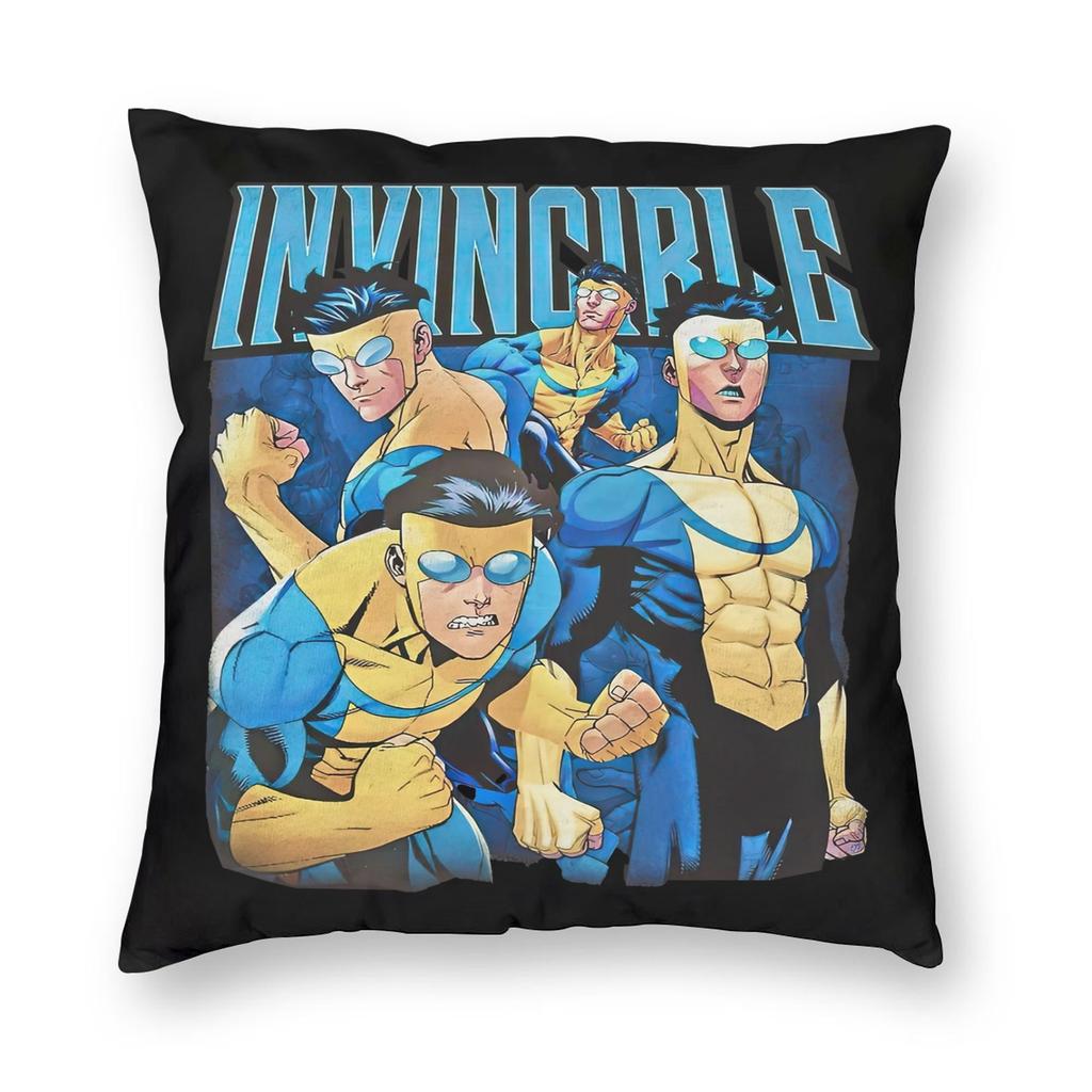 Invincible Comic Anime Pillowcase Soft Polyester Cushion Cover Decorative Pillow Case Cover Seat Zippered 40*40Cm
