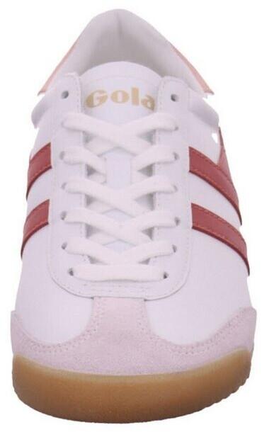 Gola Classics Men's Torpedo Leather Trainers White/deep Red/sapphire