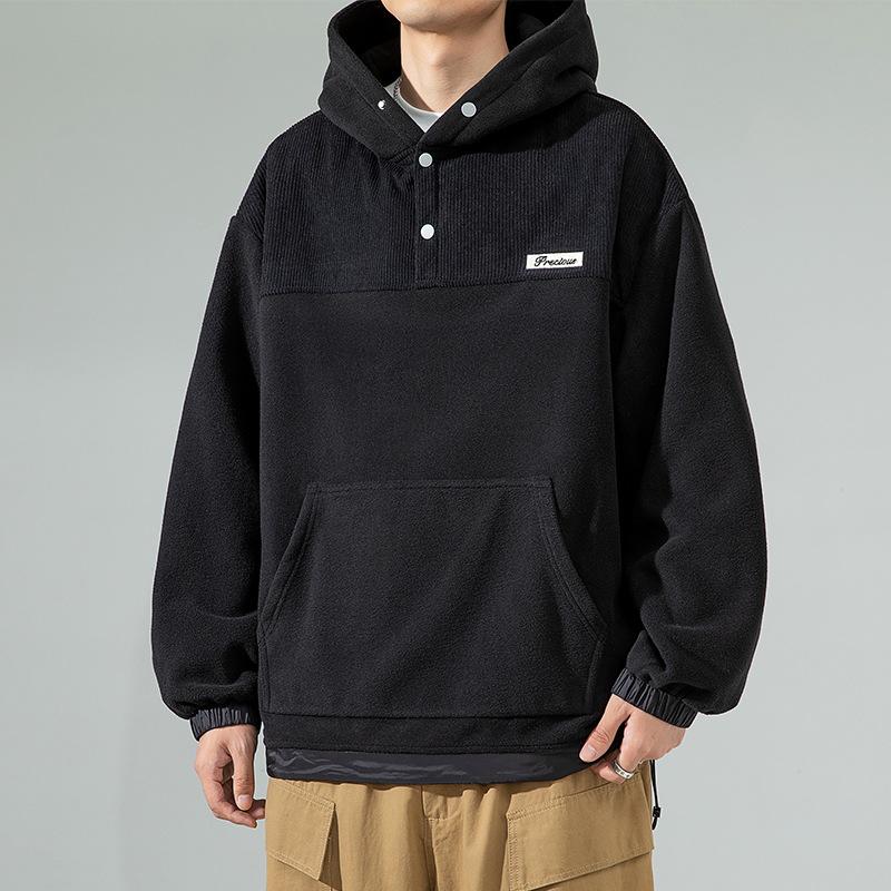 

Толстовка с капюшоном мужская, новая мужская осенняя модная марка, повседневная футболка с длинными рукавами, свободная и универсальная верхняя одежда для мужчин 3XL