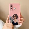 Cover For Honor 20i 20E 20 Lite Pro Case Bear Liquid Silicone Full Coverage Anti Drop Protectors For Honor 20Lite 20Pro Carcasa