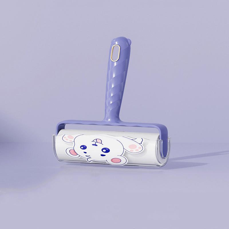 Tearable Roll Paper Hairs Sticky Roller Dust Pet Hair Remover Brush Clothes Carpet Lint Cleaning Replaceable Core