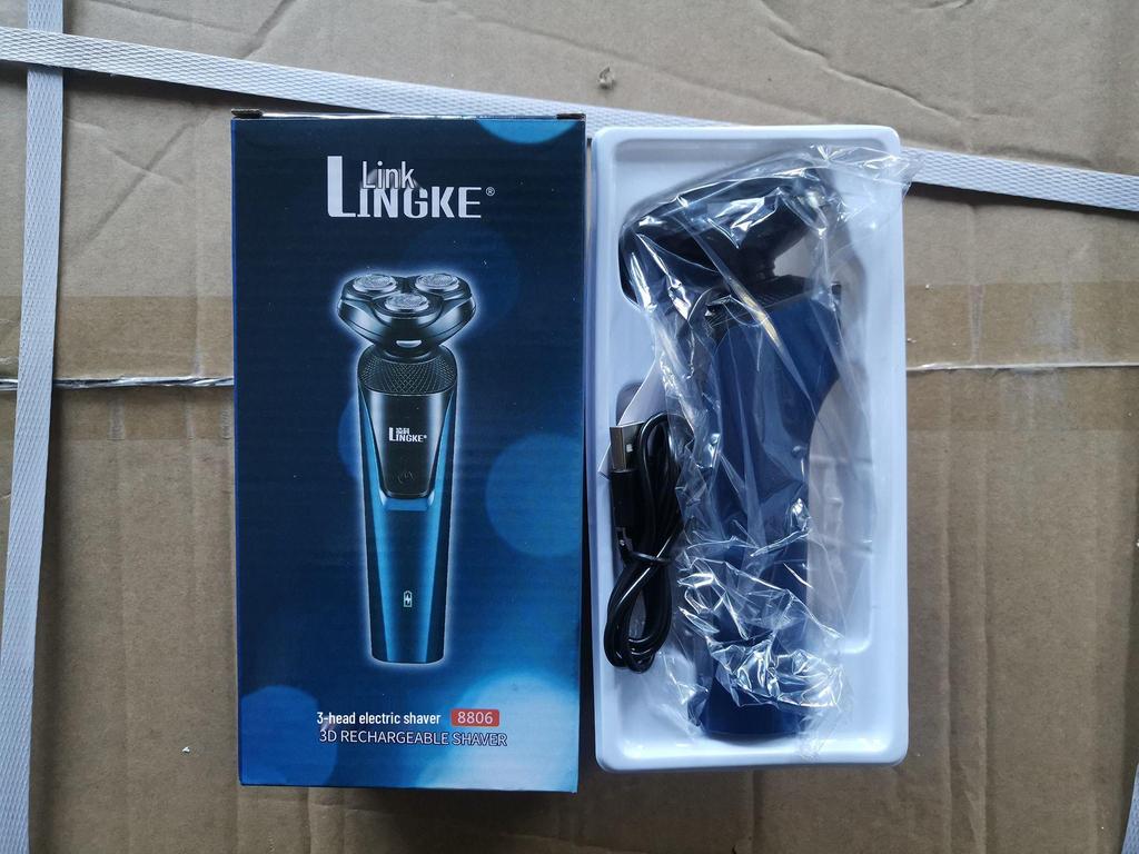 Lingke 8806 Men's Electric Shaver - Smart Beard Trimmer with USB Charging