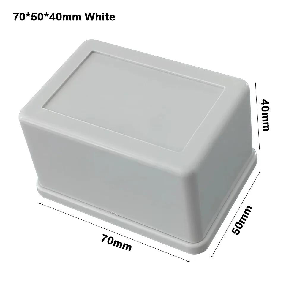 Waterproof Project Enclosure Boxes ABS Plastic 10 Styles Storage Case White Black Housing Instrument Case Electronic Supplies