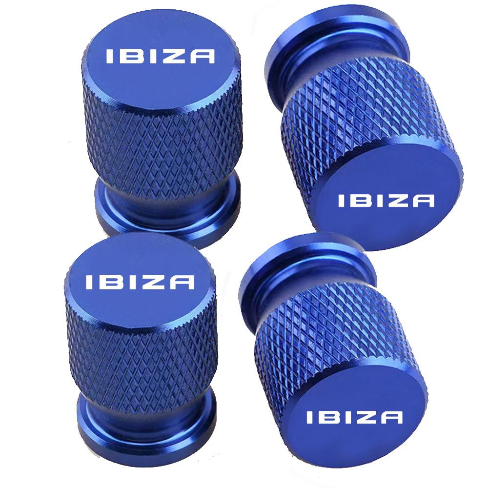 4Pcs Car Wheel Tire Valve Caps Tyre Stem Covers Airdust Waterproof For Seat ALTEA Ateca IBIZA MII Accessories