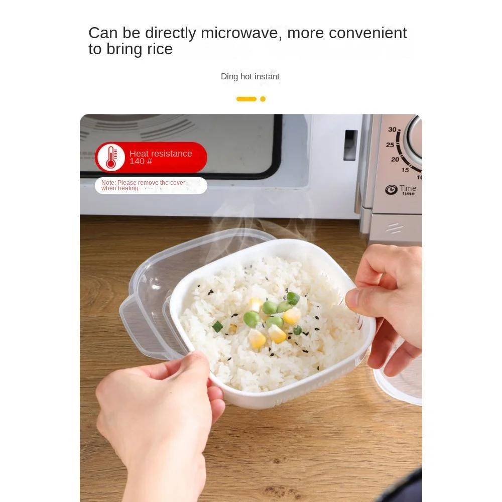 Nuovo Contenitore per Imballaggio e Conservazione del Riso con Riscaldamento a Microonde, Frigorifero Portatile, Congelatore e Contenitore porta coperchi