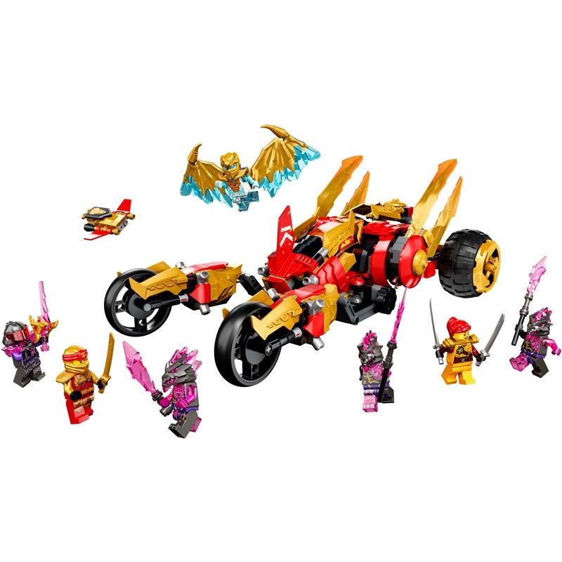 Ninjago Kais Goldener Angriffsfahrzeug Kristallkönig Bausteine Spielzeugset