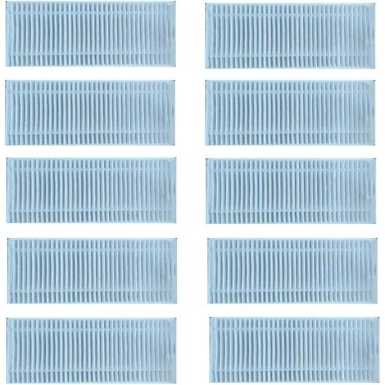 McbeAn Robot Vacuum Cleaner HEPA Filter Compatible for Lefant F1 Robotic Vacuum Cleaner Spare Parts Accessories Replacement Filter(Set b)