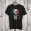 T-shirt à manches courtes Crâne Drapeau Mexicain 2.0 - Playera De Mexico