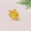 100pcs Cute 3D Luminous Dinosaur Doll House Resin Animal Charms Figurines Desk Decoration Fairy Garden DIY Accessories