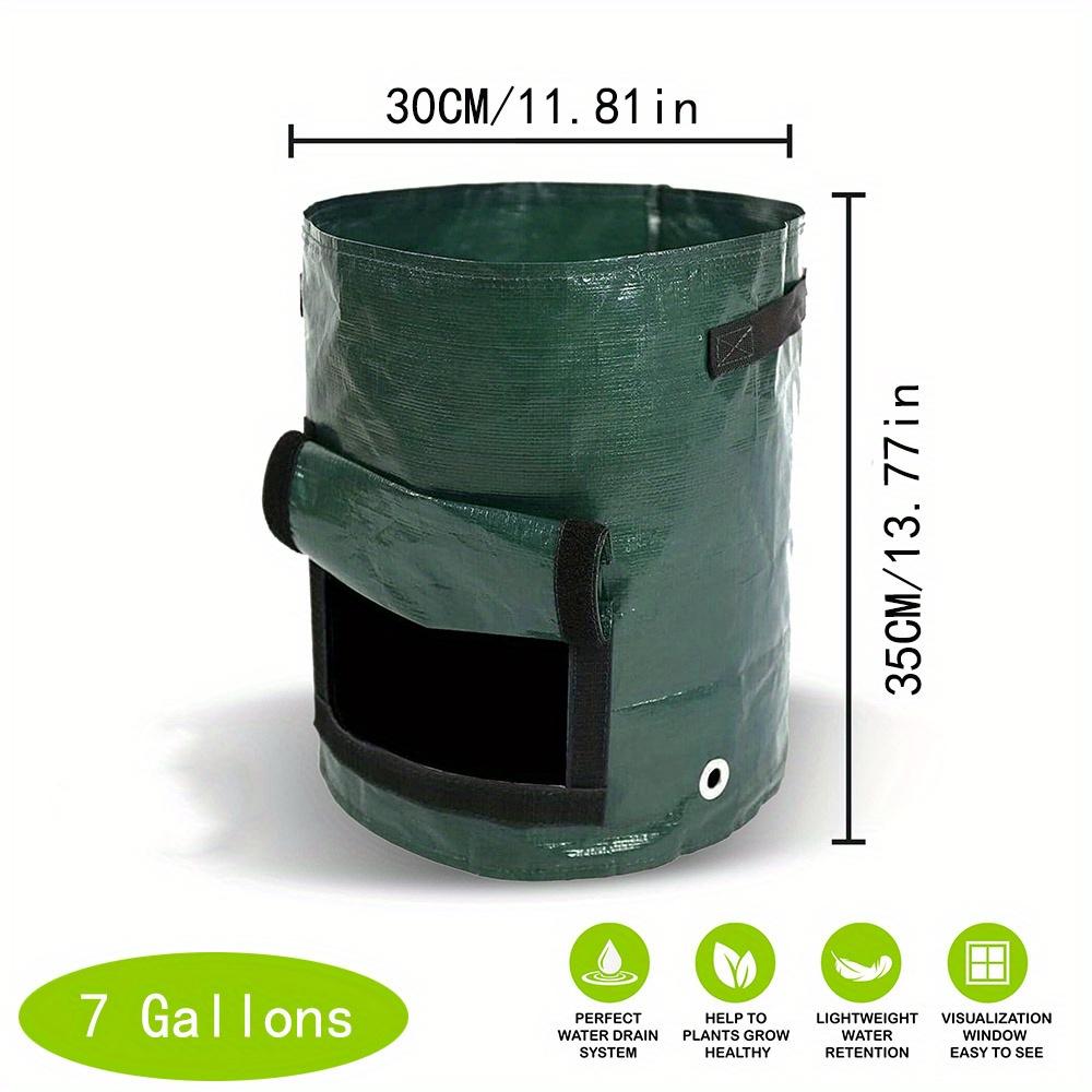 1Pcs Large Capacity 7 Gallon Reusable Vegetable Gardening Bag with Handle and Ventilation Holes for Indoor and Outdoor Use