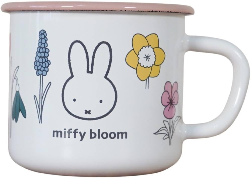 Fuji Enamelware Miffy Bloom Mug 9cm MF26-9MG белый