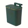 Wall-Mounted Bathroom and Kitchen Trash Can with Lid