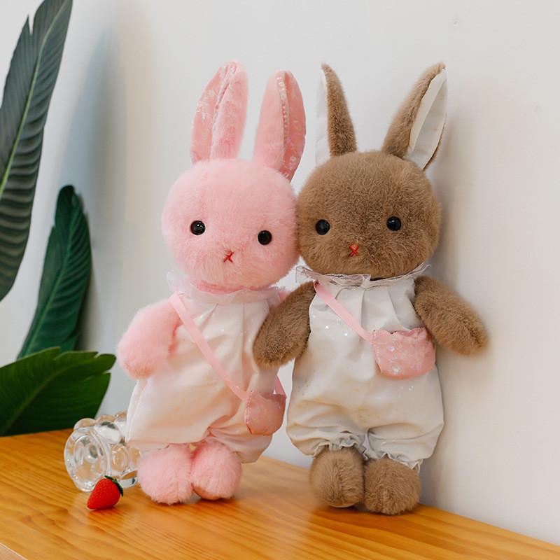 Adorable Plush Rabbit Doll For Kids And Adults Soft Comforting Hugging Pillow