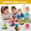 MIRAIMAX Baby Car Dinosaur Racing Car Set with Push Go for Toddlers 6 Months and No Batteries Educational Toy for Ages Indoor and Outdoor Birthday