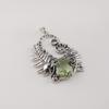 Green Amethyst Silver Pendant, 925 Sterling Silver Amethyst Gemstone Jewelry For Wedding Gift CP-42-11
