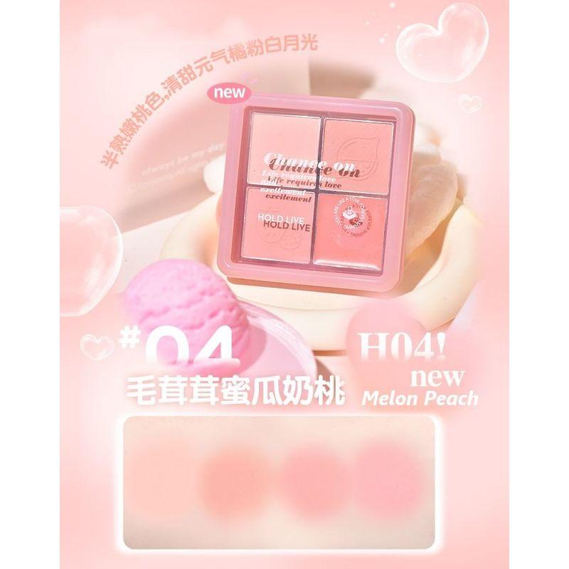 HOLD LIVE - 4 Farben Rougepalette (3-4)