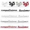 1 Stück Metall Karosserie Emblem Heckklappe Dekoration Abzeichen Aufkleber Für 500 500c 500l 500e 595 Competizione Turismo esseesse Zubehör