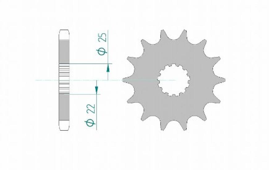 AFAM Front Sprocket 28400-15