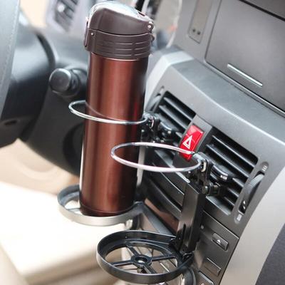 Universalus sulankstomas puodelių laikiklis Automobilinis gėrimų laikiklis su oro išleidimo anga su ventiliatoriumi, automobilio gėrimų buteliuko puodeliu, automobilio rėmu, automobilio priedai