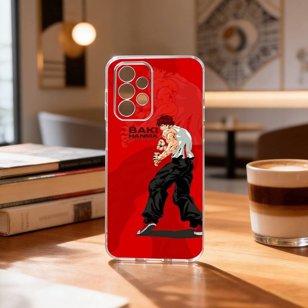 

Hanma Baki Anime Phone Case For Samsung S25,S24,S21,S22,S23,S30,Ultra,S20,Plus,Fe Transparent Cover Samsung S10