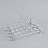 10 Pieces Space Aluminum Alloy Pants Clip Metal Hooks Clothes Skirt Dress Trousers Hangers Wardrobe Multifunctional Storage Rack