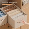 Wardrobe Drawer-Style Clothes Organizer - Handheld Storage Box for Trousers, Underwear, and Accessories.
