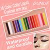 Matte Liquid Eyeliner Pencil 18 Color Waterproof Lasting Quick-Dry Colorful Yellow Blue Pink White Eye Liner Pen Makeup Cosmetic