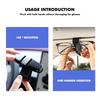 Carbon Car Sun Visor Glasses Clip Card Ticket Holder Fastener For Opel Corsa Mokka Astra Cascada Adam Insignia Meriva Vectra