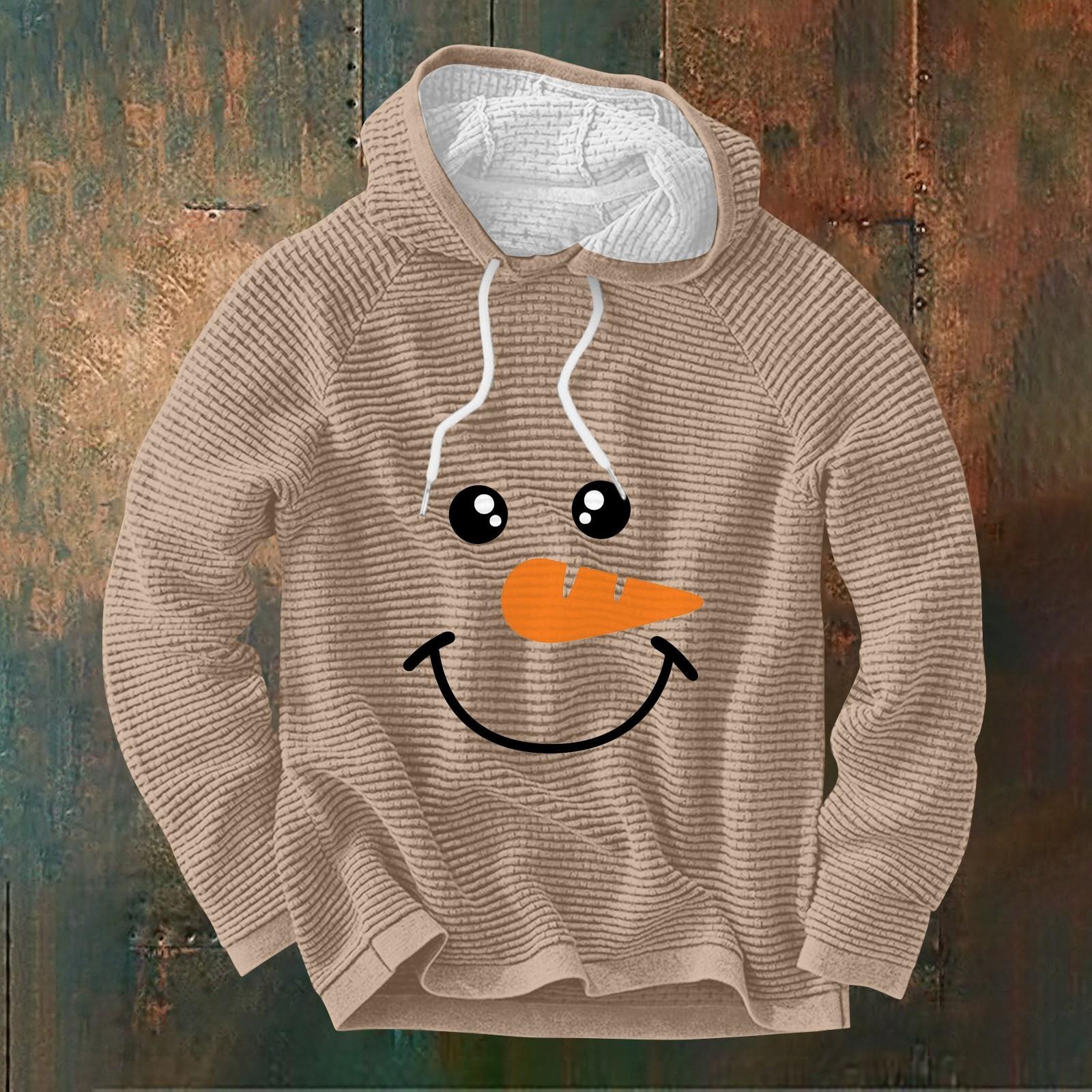 Мужской повседневный и модный свитер с длинными рукавами и капюшоном XXXL 2553₽