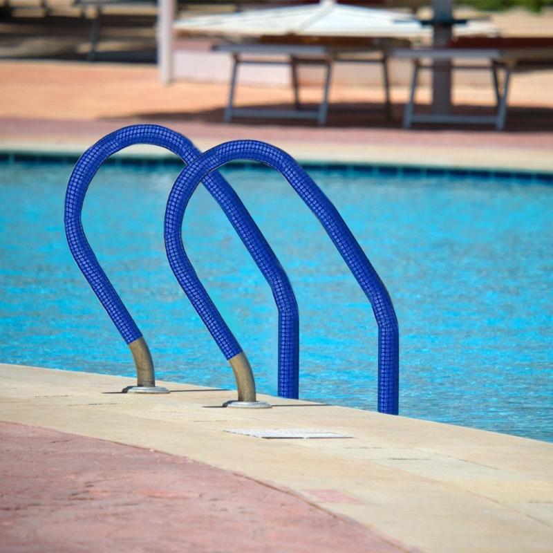 Nonslip Swimming Pool Hand Railing Handrail Cover Antiscald 4/6/8/10FT Neoprene Safe Rails Grip Accessories for All Ages