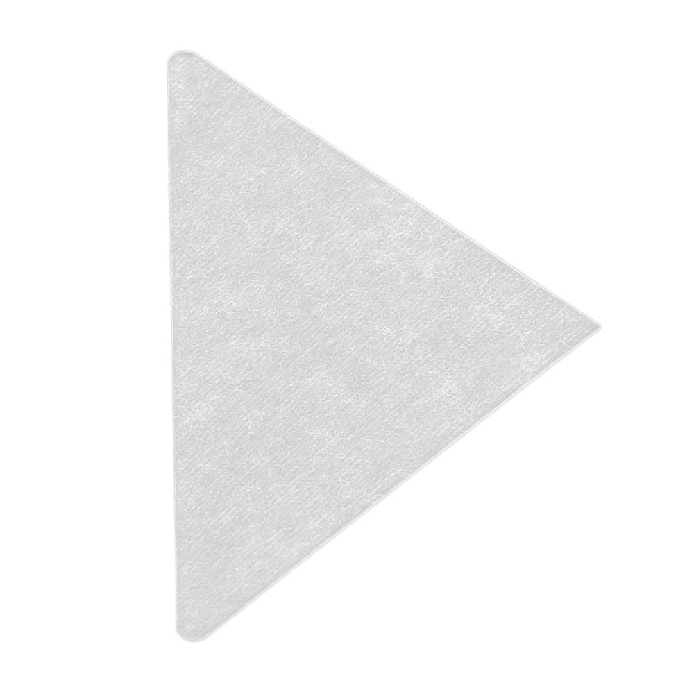 100pcs Triangular Shape Adhesive Collar Stays Self Adhesive Shirt Neck Stays Office Wear