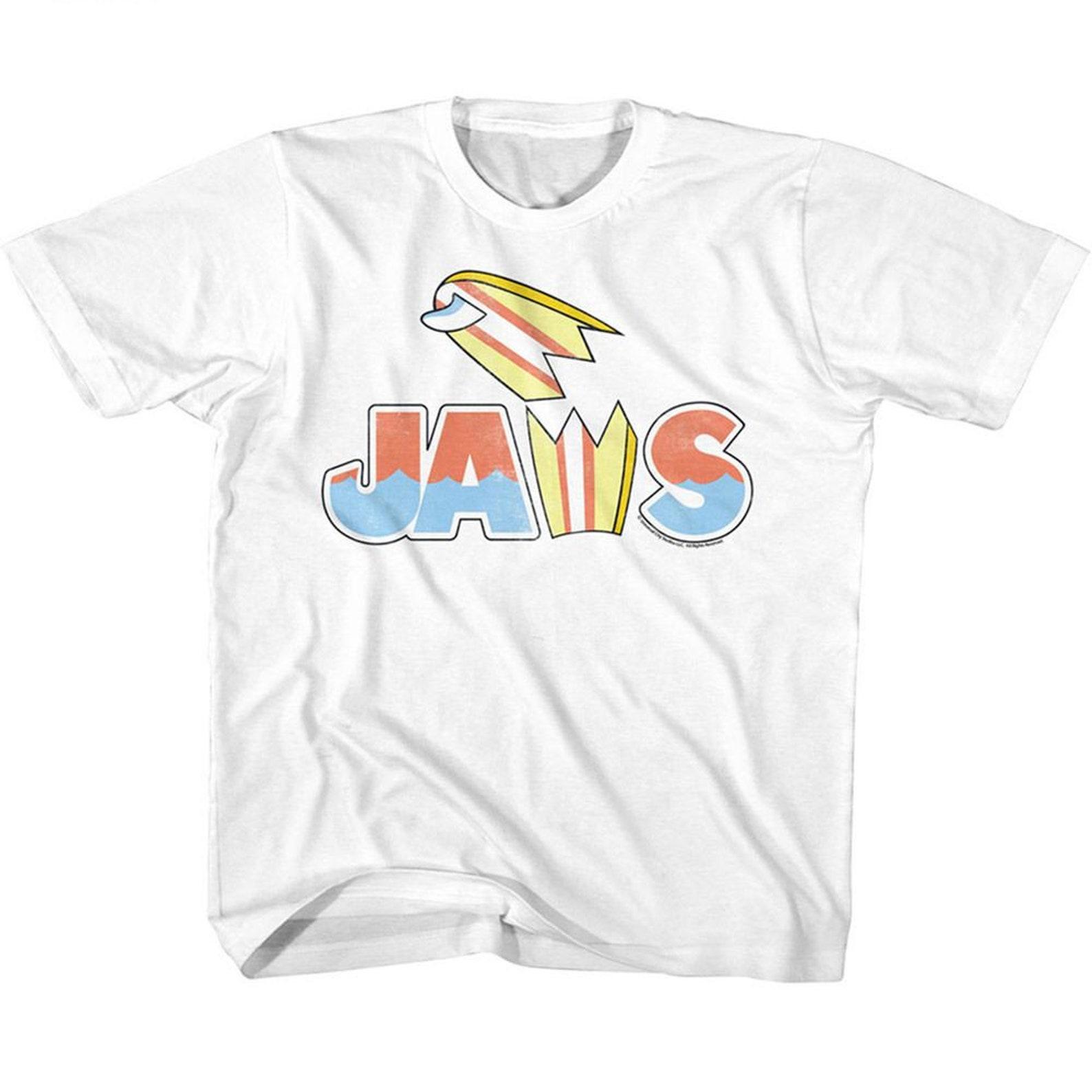 Jaws Broken Surfboard White Youth T-Shirt 4XL