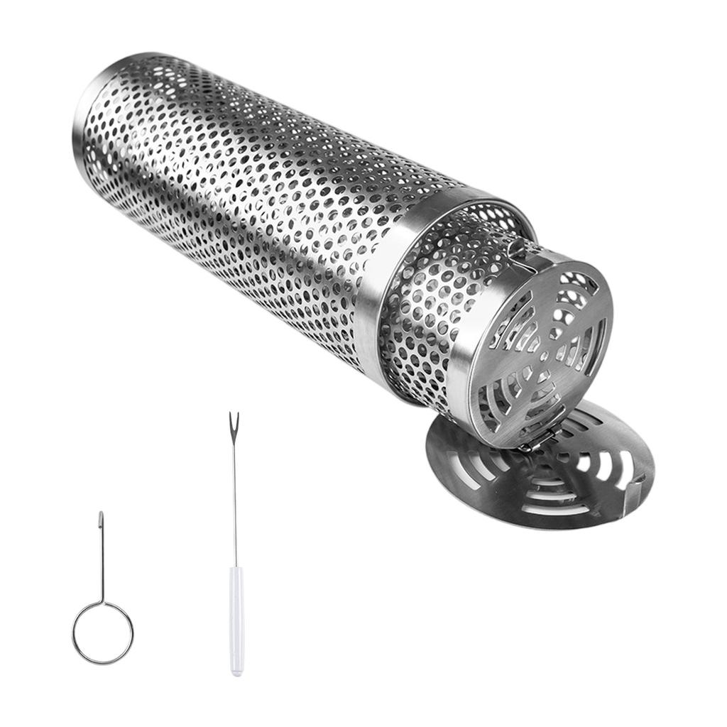 Panier Rotatif pour Grill BBQ en Acier Inoxydable 304 Tambour Roulant Pour Rôtissage et Grillade en Plein Air